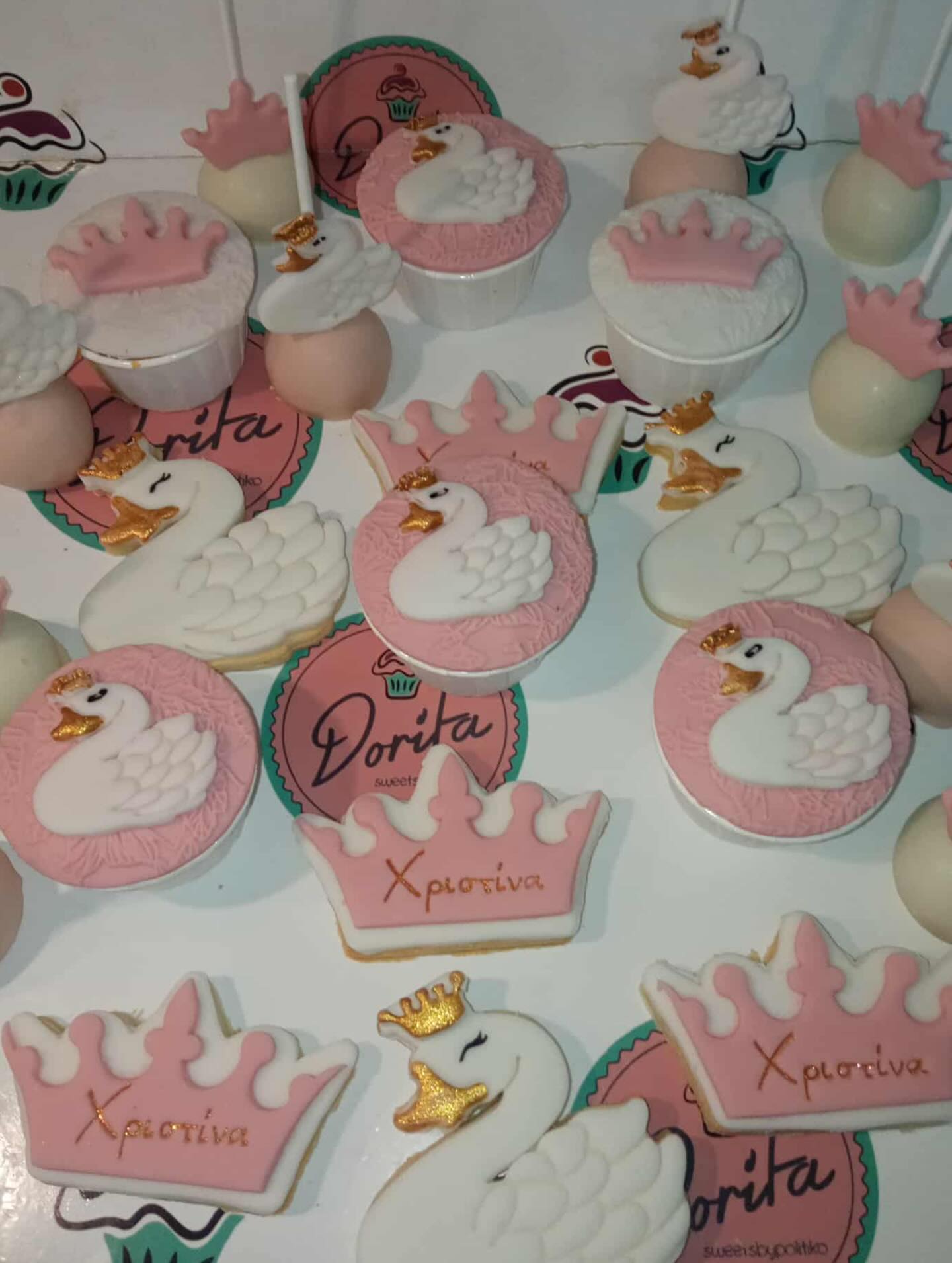 Swan Princess Cookies