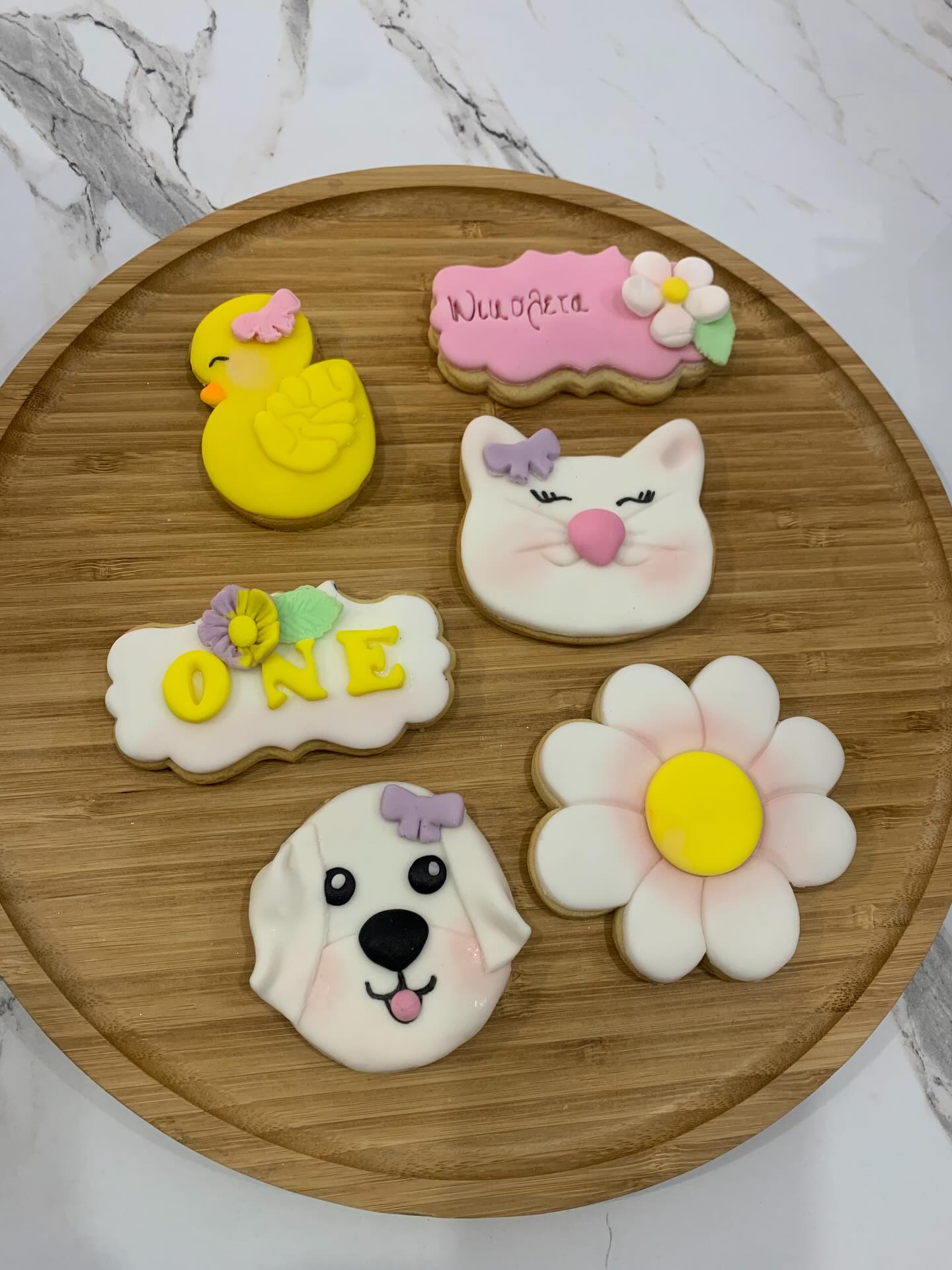 Μπισκότα Πρώτων Γενεθλίων “ONE – Sweet Little Party”